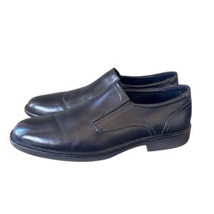 Ecco Black Leather Slip On Men’s‎ Loafers Size 45 (11-11.5)